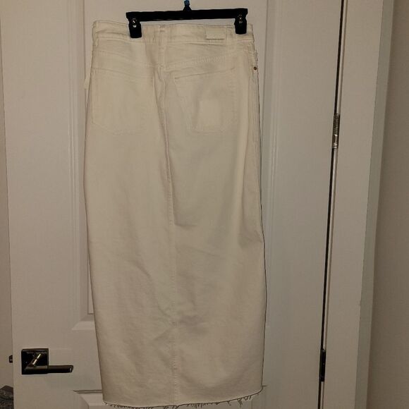 Dl1961 Asra Maxi Skirt ECRU Size 29 Nwt - Picture 9 of 9